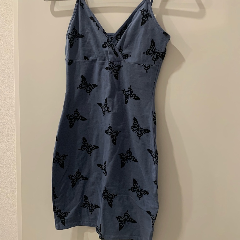 Butterfly body con dress